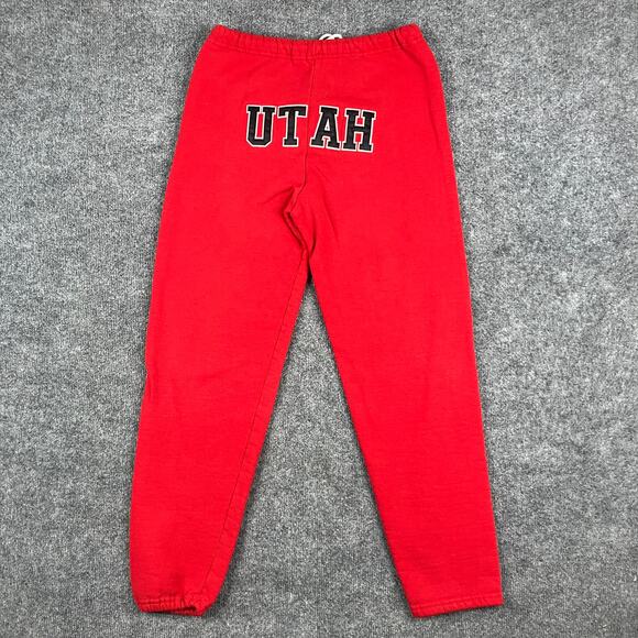 Russell Athletic Sweatpants Mens Size S Red Utah Graphic Print Jogger Fit - Picture 1 of 10
